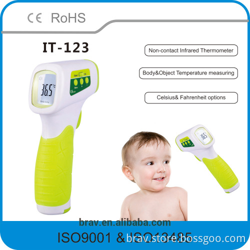 Portable Digital LCD Screen Latest High Accurate Non-contact Digital Infrared Thermometer